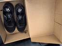 骆驼运动鞋男夏季网面透气洞洞鞋运动休闲健步鞋女 X14B608003，黑色，男 41 实拍图