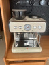 Barsetto【国家补贴15%】百胜图二代2S带称咖啡机双加热意式商用全半自动家用奶泡电动现磨豆研磨一体机 米白色 实拍图
