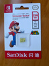 闪迪（SanDisk）256GB TF（MicroSD）内存卡 U3 4K 游戏存储卡 读速100MB/s Switch任天堂授权 超级马里奥主题款 实拍图