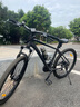 喜德盛山地自行车黑客380避震前叉21速禧玛诺变速X6铝合金车架通勤代步 黑/灰色（26款） 17寸（建议身高165-180） 实拍图