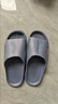 【踩屎感居家拖鞋】浴室男女拖鞋轻便防滑居家凉拖鞋鞋子男 深蓝色 42-43 实拍图