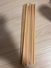 双枪 筷子无漆无蜡竹筷高温碳化天然环保家用餐具防滑筷子 10双 1包 实拍图