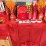 吕姆克丝带缎带宽4cm 礼物盒包装丝带新年装饰汽车飘带大红色45m长6378 实拍图