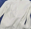 优衣库女装HEATTECH弹力摇粒绒半拉链套头衫/25秋冬新款479693 01 乳白色 M /160/84A 实拍图