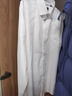 雅戈尔（YOUNGOR）长袖衬衫男DP免烫衬衫纯棉面料抗皱易打理新品 YLDP10171BJA白色 41 实拍图