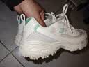 斯凯奇（Skechers）摩卡熊女鞋厚底老爹鞋学院风增高透气运动小白鞋150231 实拍图