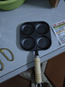 【大牌同款】章丘四孔铸铁煎蛋锅无涂层不易粘多功能早餐煎蛋锅 黑色17cm 铸铁四孔煎锅 实拍图