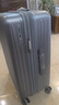 爱华仕行李箱男拉杆箱女大容量旅行箱24英寸万向轮可扩展箱6182磨砂灰色 实拍图