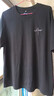 回力（Warrior）纯棉t恤男夏季新款重磅运动上衣男士潮流短袖宽松体恤 黑色 2XL 实拍图