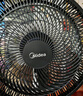美的（Midea）【超级单品】七叶轻音立式电风扇家用柔风落地扇台式桌面小型风扇大风量节能摇头宿舍电扇 SAF30AB 实拍图