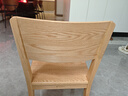 源氏木语实木餐椅北欧橡木ins餐桌椅现代简约靠背椅餐厅家用椅子 (红橡原木色）餐椅448*540*800mm 实拍图
