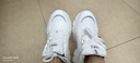 浪莎（LangSha）品牌老爹鞋女2025最新款秋冬女款鞋子内增高小白鞋软底加绒运动鞋 白色皮面 38 实拍图
