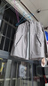 迪卡侬（DECATHLON）硬壳冲锋衣男女春秋登山防风防水单层夹克风衣运动外套MH500 男款-星际灰-亚洲版 加内胆选大一码 M 实拍图