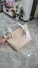 蔻驰（COACH）【品牌直供】女士FIONA24手提单肩托特包沙黄配白垩色CBT18 实拍图