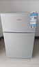 奥克斯（AUX）家用双门迷你小型冰箱 冷藏冷冻保鲜小冰箱 宿舍租房节能电冰箱 【国家补贴】BCD-24K118 基础款 银色 实拍图