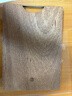 京东京造 菜板 砧案板切菜实木双面分切家用抗菌【乌檀整木】36*25*2.5cm 实拍图