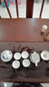 瓷牌茗 青花瓷茶具套装功夫茶具陶瓷整套茶杯盖碗茶海泡茶具礼品礼盒装 12件套青花茶具-安全包装 实拍图