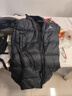 准者运动羽绒服男冬季长款户外保暖加厚鸭绒黑色运动休闲连帽情侣外套 纯正黑 【京仓发货】 M (170) 实拍图
