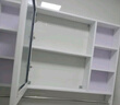 浴美优品镜柜轻奢浴室镜柜单独镜柜挂墙式加厚加高卫生间镜子储物柜镜箱 促销款云洁白60cm镜柜+毛巾架 实拍图