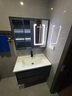 艺昕浴室柜陶瓷一体盆卫生间洗手盆洗脸盆柜组合智能镜套装洗漱洗手台 80CM轻奢灰智能款【活动中】 实拍图