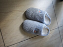 大嘴猴（Paul Frank）棉拖鞋男情侣时尚简约厚底家居保暖冬季拖鞋PF6661灰色290 实拍图