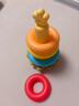 COOKSS婴儿叠叠乐套圈玩具早教益智不倒翁可啃咬彩虹塔套圈玩具 实拍图