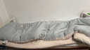 洁丽雅（Grace）纤维被子被芯单人学生宿舍加厚冬被7斤 150x200cm 深浅灰 实拍图