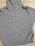 优衣库女装可机洗纽花针织连帽套头衫/25秋冬新款478871 06 铅灰色 2XL /165/100 实拍图