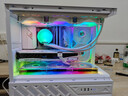 半岛铁盒（PADO）应龙沧溟屏显版 白色M-ATX主板游戏电脑台式机箱/支持360水冷/带6吋LCD副屏/270°海景房/5090显卡 实拍图