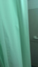 富居浴帘防霉加厚防水布防透卫生间干湿分离隔断帘高档180*180cm绿 实拍图