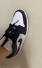 耐克NIKE休闲鞋男女熊猫AJ 1乔丹JORDAN 1运动鞋DC0774-101黑白38.5 实拍图