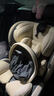 Heekin德国 儿童安全座椅汽车用0-4-12岁婴儿宝宝360度旋转ISOFIX硬接口 尊享灰(遮阳棚+上拉带+侧保护) 实拍图
