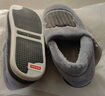 京东京造家居包脚棉拖鞋 轻简毛绒保暖包跟棉拖鞋男款 灰色44-45  JZ-3222 实拍图