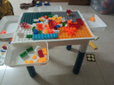 麦格萌（MAIGEMENG）儿童积木桌玩具男孩女孩宝宝大颗粒积木拼装3-6岁六一生日礼物 大号桌+1椅+190大颗粒+4增高收纳 实拍图