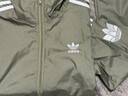 adidas情侣款复古风梭织立领夹克外套男女秋季阿迪达斯官方三叶草   岩层橄榄绿   2XL 实拍图