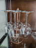 青苹果无铅水晶玻璃红酒杯11件套装 勃艮第高脚杯醒酒器开瓶器杯架 实拍图