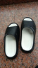 稻草人运动拖鞋男士气垫减震四季居家户外穿沙滩防滑踩屎感凉拖 黑40-41 实拍图