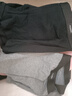 莫代尔4条男士内裤男平角特大码胖子肥佬220斤加肥加大宽松四角裤 纯棉款（黑+宝蓝+深灰+浅灰） 4条 6XL （建议体重240-280斤） 实拍图