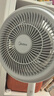 美的（Midea）【暴风循环】空气循环扇大风量摇头电风扇家用台式落地扇轻音卧室节能小风扇柔风轻羽扇 FGA24TQ 实拍图