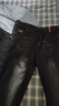 啄木鸟牛仔裤男秋冬新款修身裤子男韩版潮流小脚休闲裤弹力加绒加厚长裤 1625黑色+1623黑色 32 实拍图