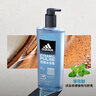 阿迪达斯 （adidas）男士沐浴露洗发水洗面奶三效合一 游泳去氯清凉止痒 热情600ml 实拍图