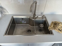 九牧（JOMOO） 厨房水槽单槽套餐SUS304不锈钢洗碗池 洗菜盆加厚水盆大容量水槽 C款67*43大单槽（不含龙头） 实拍图