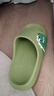 猪爸爸儿童拖鞋男童夏季2025新款家居浴室内防滑女童自营宝宝凉拖鞋绿36 实拍图