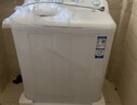 海尔（Haier）双桶洗衣机半自动 家用大件洗 10公斤大容量 省水电 以旧换新 双缸 原厂品质XPB100-81D2 实拍图