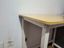 舒客艺家 电脑桌台式小户型小桌子家用学习桌写字办公书桌电竞长条桌子 木纹白架单桌80*50*74 加固电脑桌 实拍图