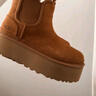UGG秋季女士休闲舒适纯色厚底雪地靴烟囱时尚切尔西短靴 1134526 CHE | 栗色 38 38码及以下建议拍大一码 实拍图