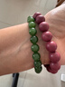 豆蔻时光收藏级8mm和田玉碧玉手链高水头无黑苹果绿阳绿玉石手串男女士款 实拍图
