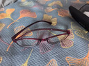 玉品堂防蓝光老花镜男老光眼镜TR超轻大框花镜女7912红200度京东自营 实拍图