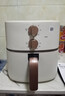 美的（Midea）空气炸锅免翻面易用双旋钮 家用实用大容量5.3L 多功能空气炸锅蒸烤一体 金属内腔  MF-KZE535J5 实拍图