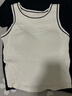 优衣库女装Bra短背心/加杯背心辣妹风条纹拼色带胸垫新款473989 00 白色 S /155/85 实拍图